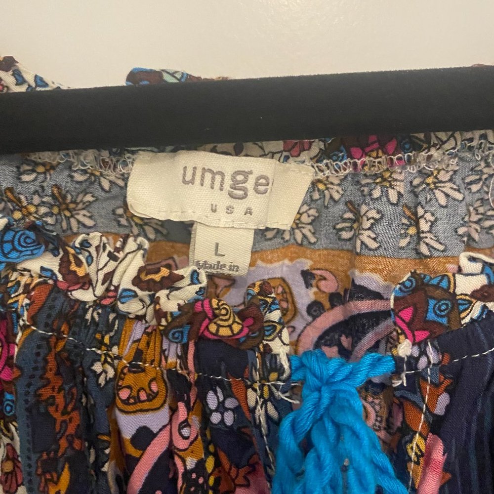 Umgee Crop Boho Blouse - Picture 3 of 4